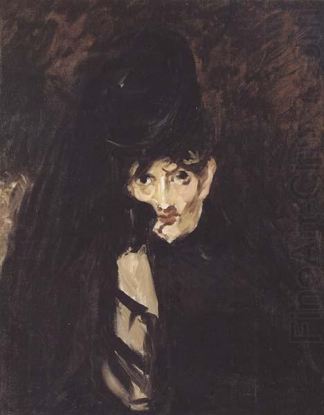 Portrait de Berthe Morisot (mk40), Edouard Manet